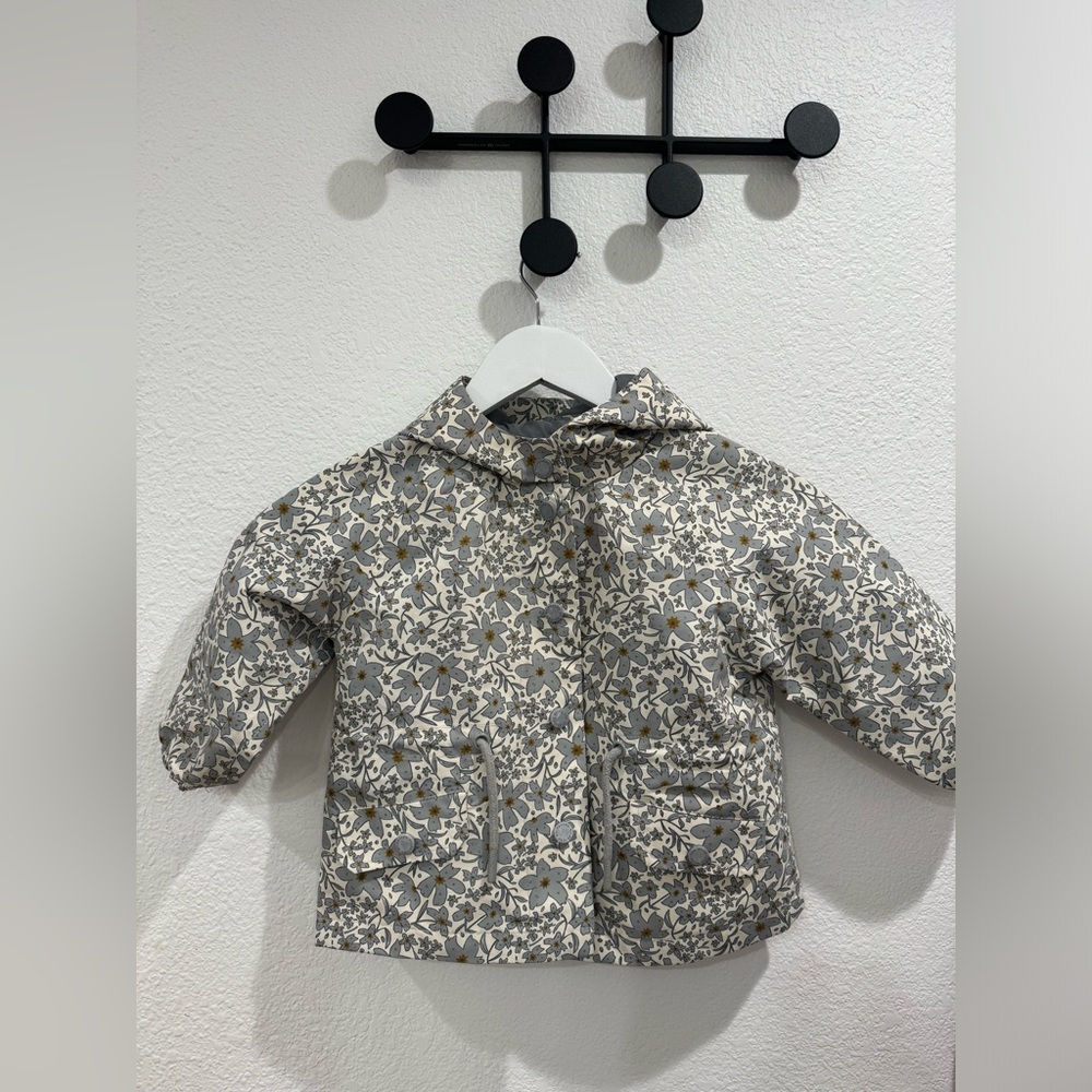 RYLEE + CRU Georgia Waterproof Jacket grey blue 2-3 yrs